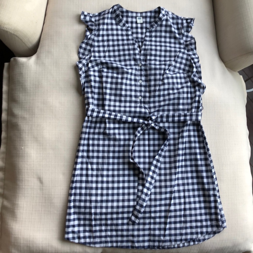 NWOT Checked Dress